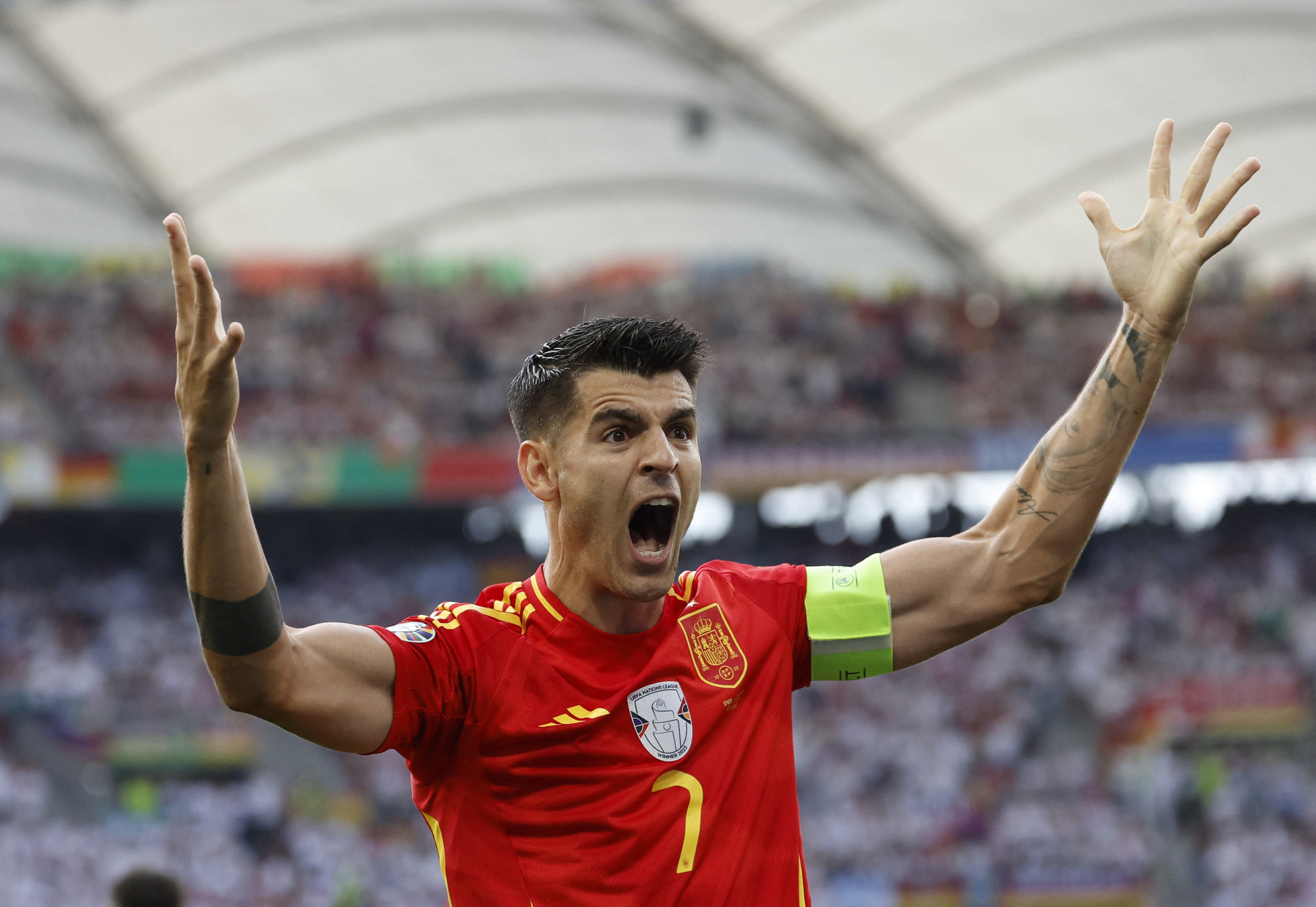 Đội trưởng Tây Ban Nha bị hắt hủi, đòi chia tay tuyển quốc gia- Ảnh 1. Alvaro Morata cảm thấy bị thiếu tôn trọng tại Tây Ban Nha - Ảnh: REUTERS