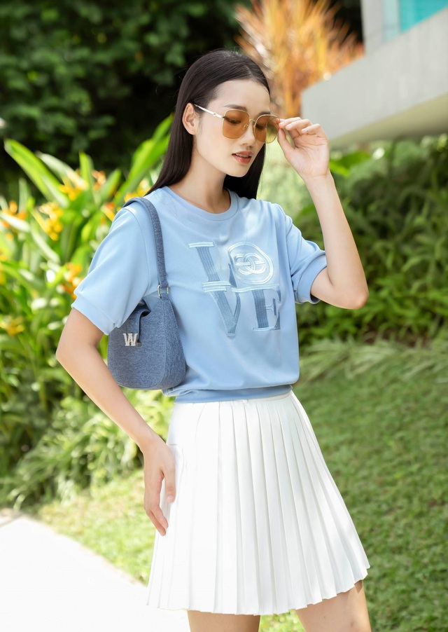 'Giải phóng' năng lượng cùng áo thun khỏe khoắn- Ảnh 1. 'Giải phóng' năng lượng cùng áo thun khỏe khoắn- Ảnh 1.