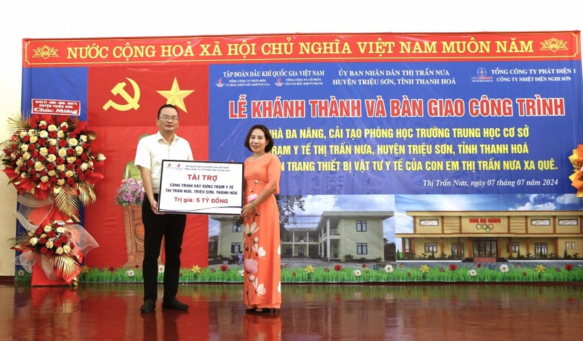 Hỗ trợ 20 tỷ đồng xây dựng trường học và trạm y tế tại Thanh Hóa, Yên Bái- Ảnh 1. Hỗ trợ 20 tỷ đồng xây dựng trường học và trạm y tế tại Thanh Hóa, Yên Bái- Ảnh 1.