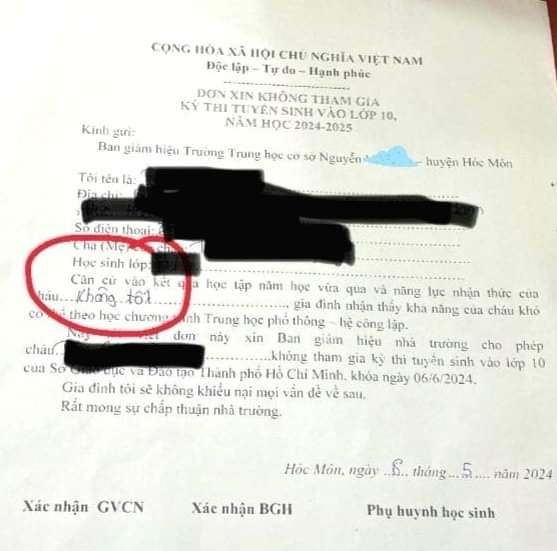 TP HCM: Xôn xao giáo viên phát đơn TP HCM: Xôn xao giáo viên phát đơn