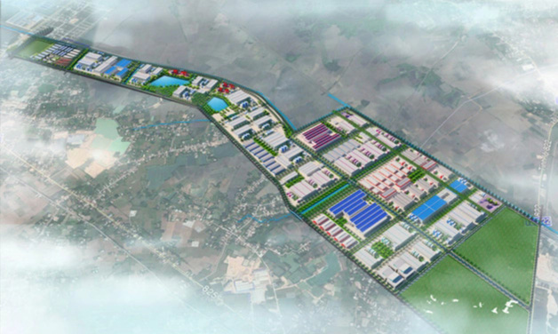 Long An phê duyệt khu công nghiệp 466ha giáp ranh TP.HCM, Tây Ninh- Ảnh 1. Phối cảnh khu công nghiệp Lộc Giang - Ảnh: Ban quản lý dự án KKT Long An