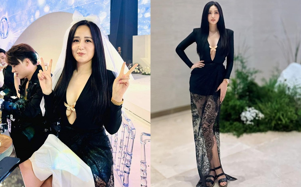 Mai Phương Thúy nói lý do đi dép bệt, né ống kính khi dự lễ cưới Midu - 1 Mai Phương Thúy nói lý do đi dép bệt, né ống kính khi dự lễ cưới Midu - 1