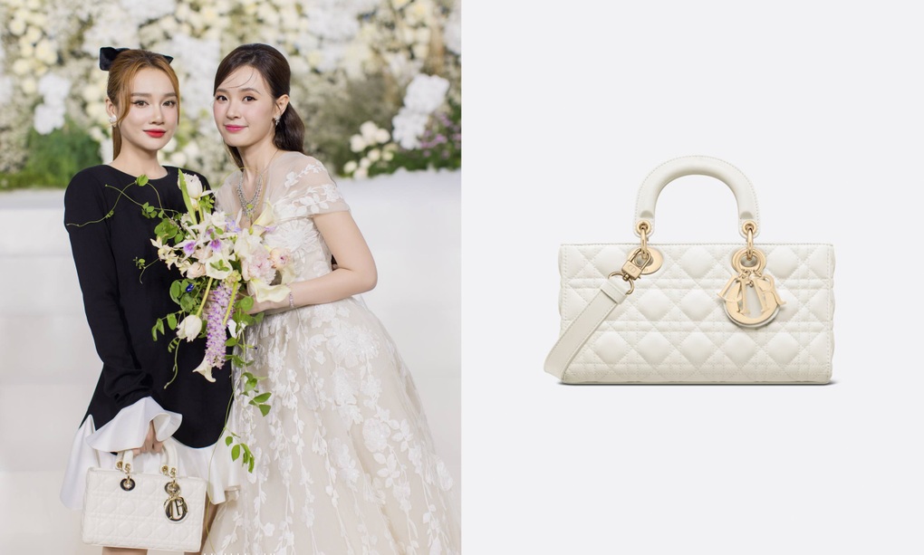 Nhã Phương, Sĩ Thanh xách túi Dior hơn 140 triệu đồng đến đám cưới Midu - 1 Nhã Phương, Sĩ Thanh xách túi Dior hơn 140 triệu đồng đến đám cưới Midu - 1