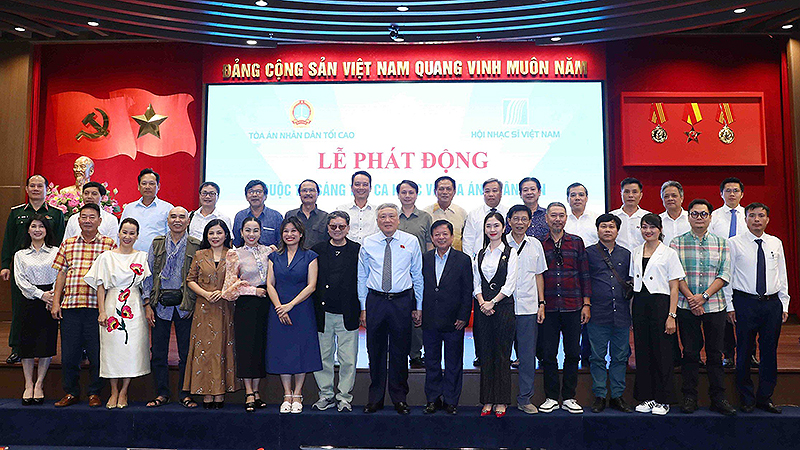 Phát động cuộc thi sáng tác ca khúc về Tòa án - Ảnh 1. Phát động cuộc thi sáng tác ca khúc về Tòa án - Ảnh 1.