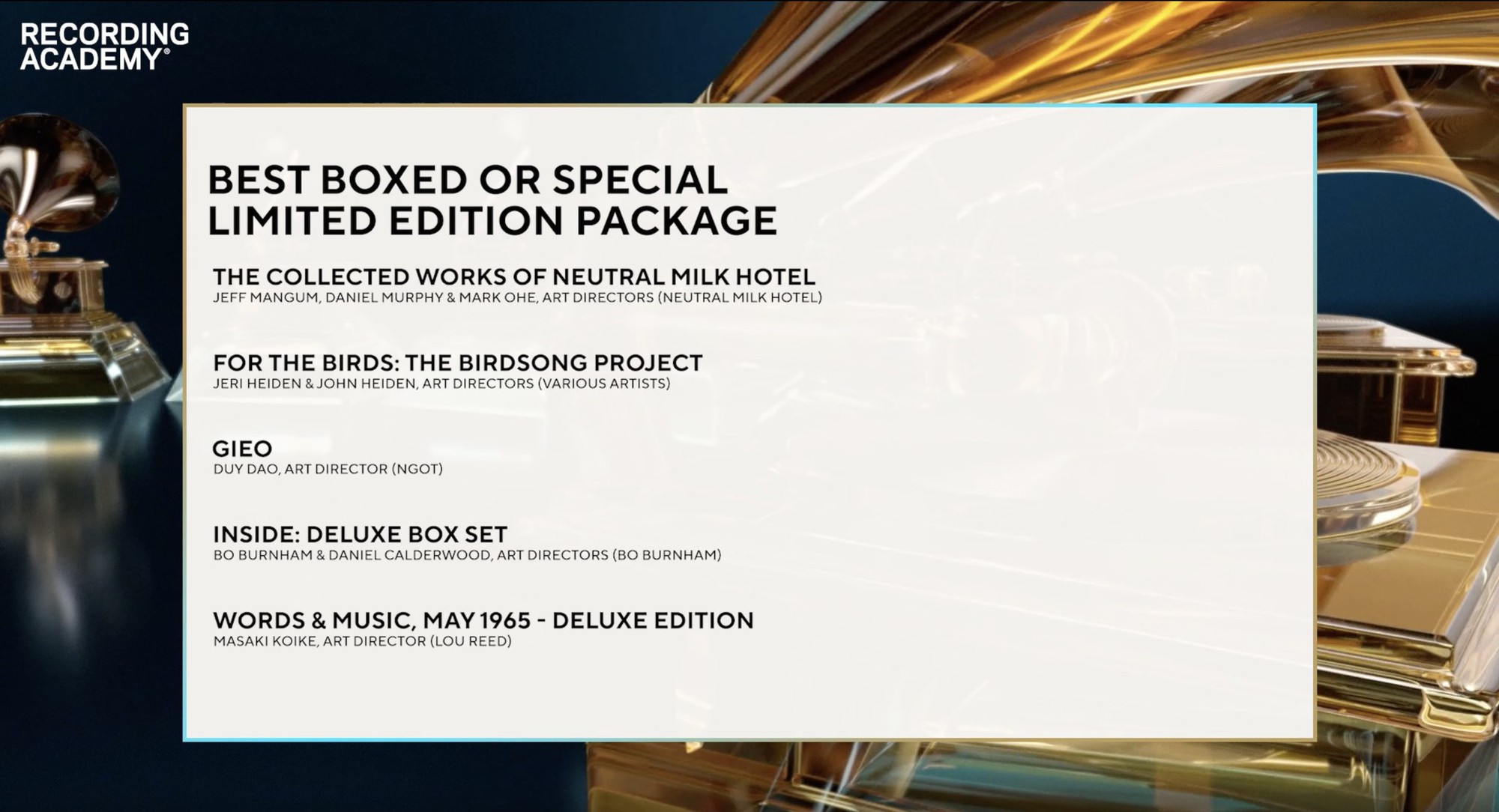 Rộn ràng nghệ sĩ Việt xướng tên tại đề cử Grammy 2024 - Ảnh 1. Rộn ràng nghệ sĩ Việt xướng tên tại đề cử Grammy 2024 - Ảnh 1.