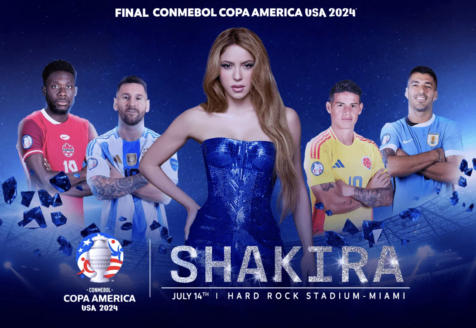 Shakira biểu diễn ở chung kết Copa America, Colombia gặp Messi và đội tuyển Argentina?- Ảnh 1. Shakira biểu diễn ở chung kết Copa America, Colombia gặp Messi và đội tuyển Argentina?- Ảnh 1.