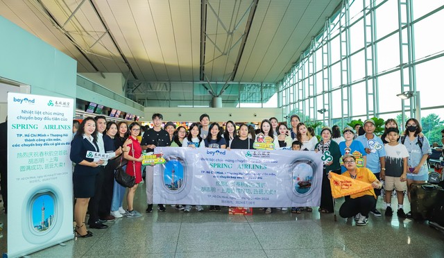 Spring Airlines: Mở lại đường bay thương mại quốc tế khứ hồi Thượng Hải - Hồ Chí Minh - Ảnh 1. Spring Airlines: Mở lại đường bay thương mại quốc tế khứ hồi Thượng Hải - Hồ Chí Minh - Ảnh 1.