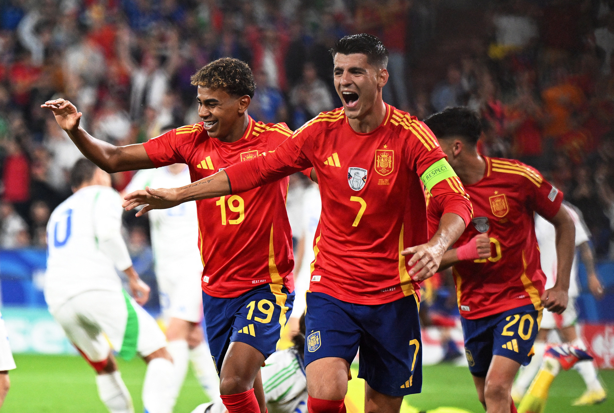 Tây Ban Nha - Georgia (hiệp 1) 0-0- Ảnh 2. Tây Ban Nha được đánh giá vượt trội so với Georgia - Ảnh: REUTERS