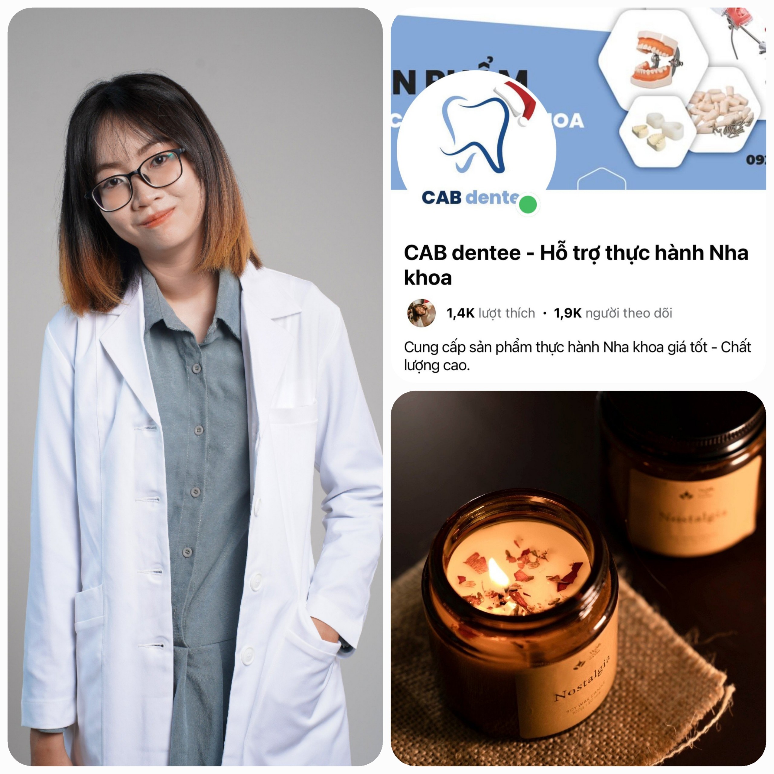 Bảo Ngọc vừa nỗ lực học vừa đầu tư cho hai thương hiệu “CAB dentte” và “Wish” Bảo Ngọc vừa nỗ lực học vừa đầu tư cho hai thương hiệu “CAB dentte” và “Wish”