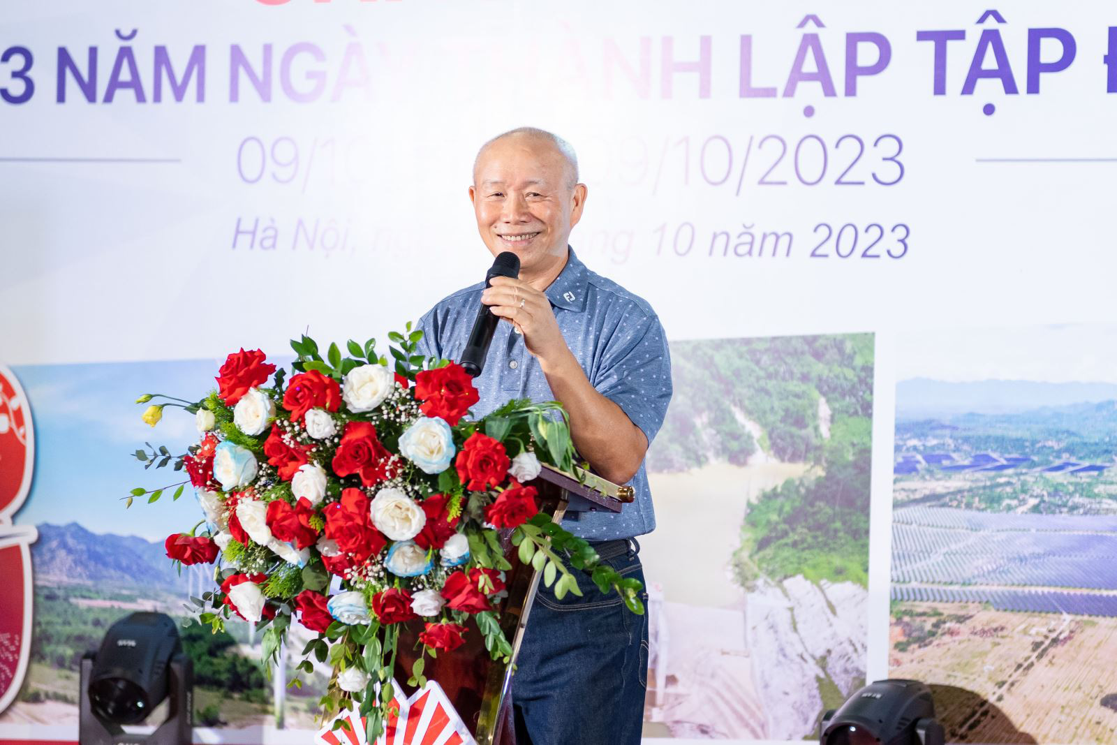 Vì sao chủ tịch Tập đoàn Hà Đô xin từ nhiệm?- Ảnh 1. Ông Nguyễn Trọng Thông - chủ tịch Tập đoàn Hà Đô tại một sự kiện năm 2023 - Ảnh: Website doanh nghiệp