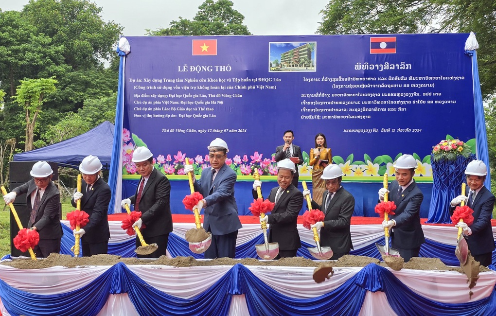 Xây dựng Trung tâm Nghiên cứu Khoa học và Tập huấn tại ĐH Quốc gia Lào - 1 Xây dựng Trung tâm Nghiên cứu Khoa học và Tập huấn tại ĐH Quốc gia Lào - 1