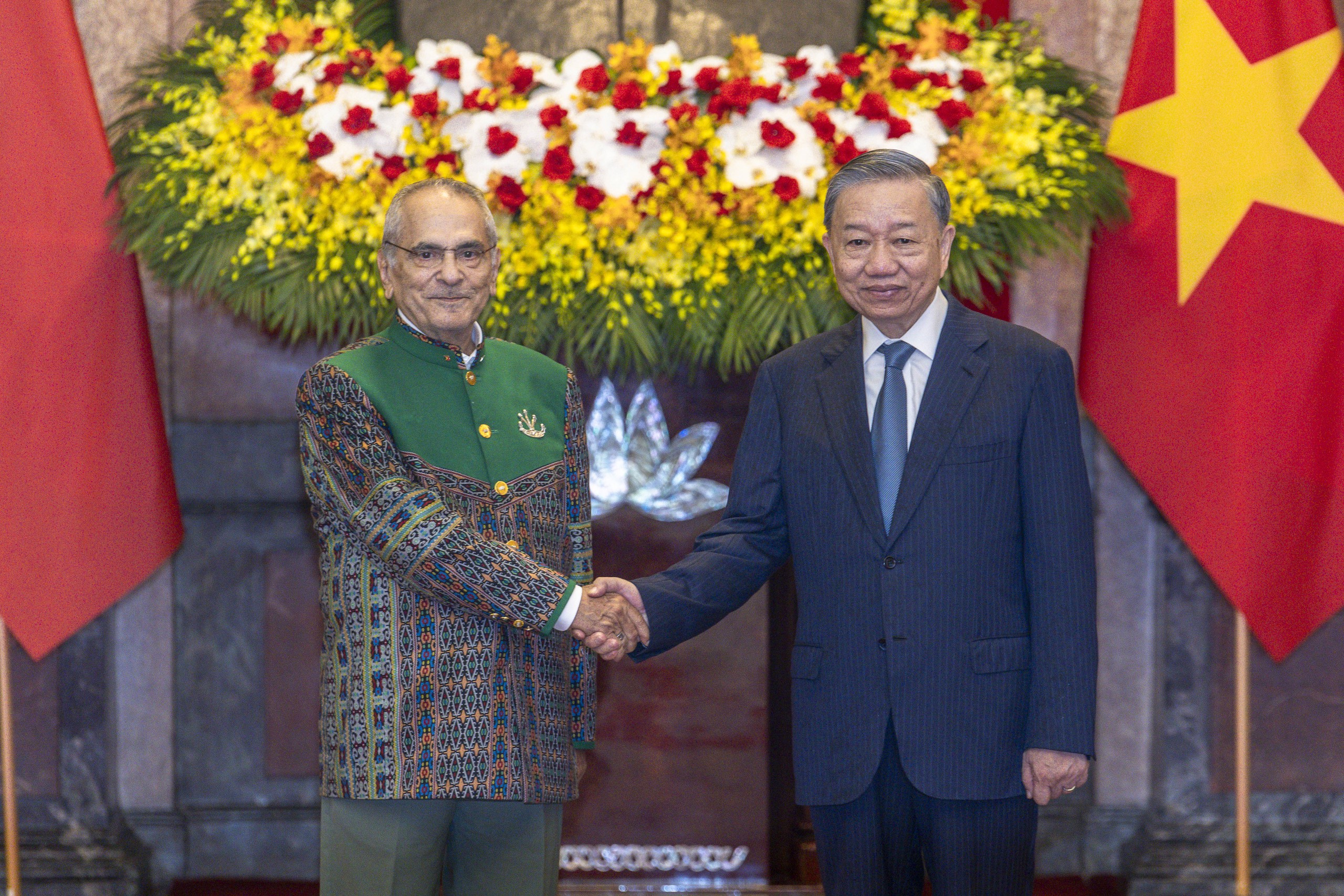 Lễ đón Tổng thống Timor-Leste thăm cấp nhà nước tới Việt Nam- Ảnh 5. Lễ đón Tổng thống Timor-Leste thăm cấp nhà nước tới Việt Nam- Ảnh 5.