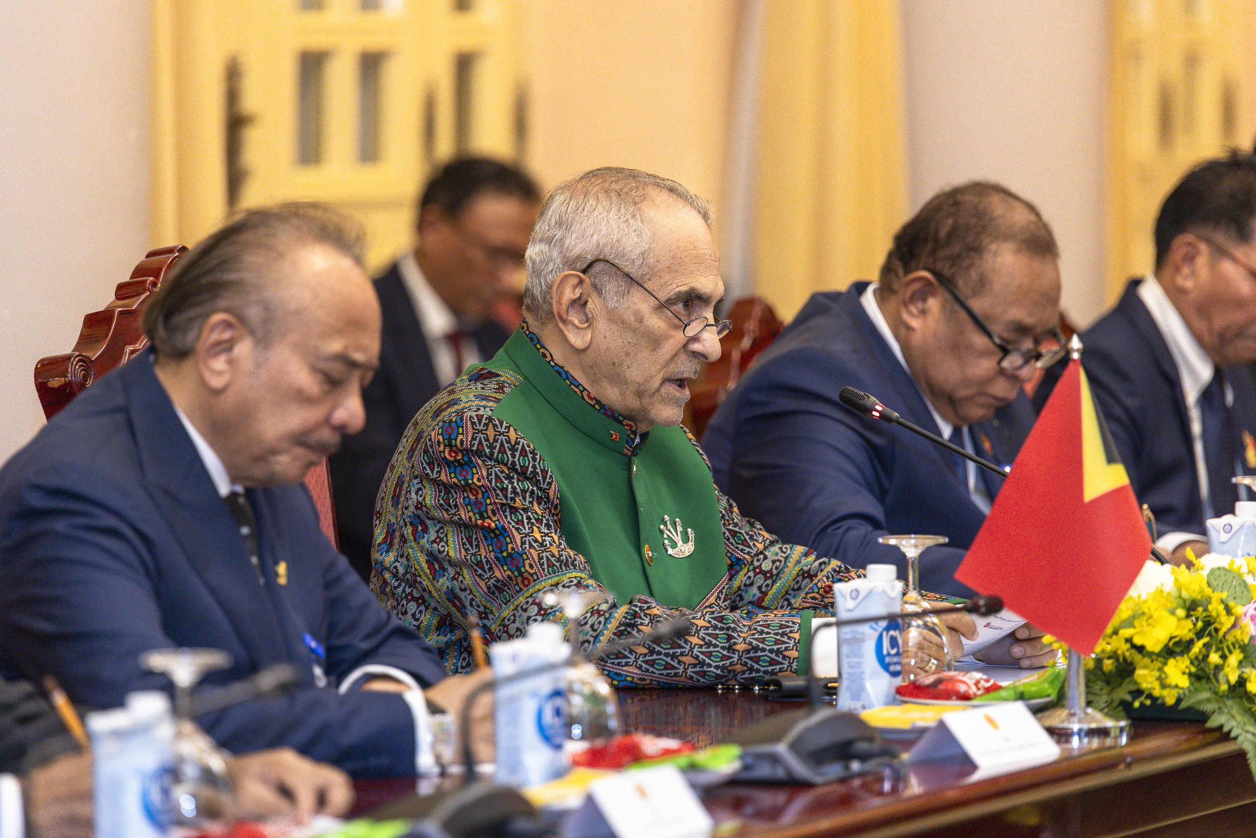 Lễ đón Tổng thống Timor-Leste thăm cấp nhà nước tới Việt Nam- Ảnh 7. Lễ đón Tổng thống Timor-Leste thăm cấp nhà nước tới Việt Nam- Ảnh 7.