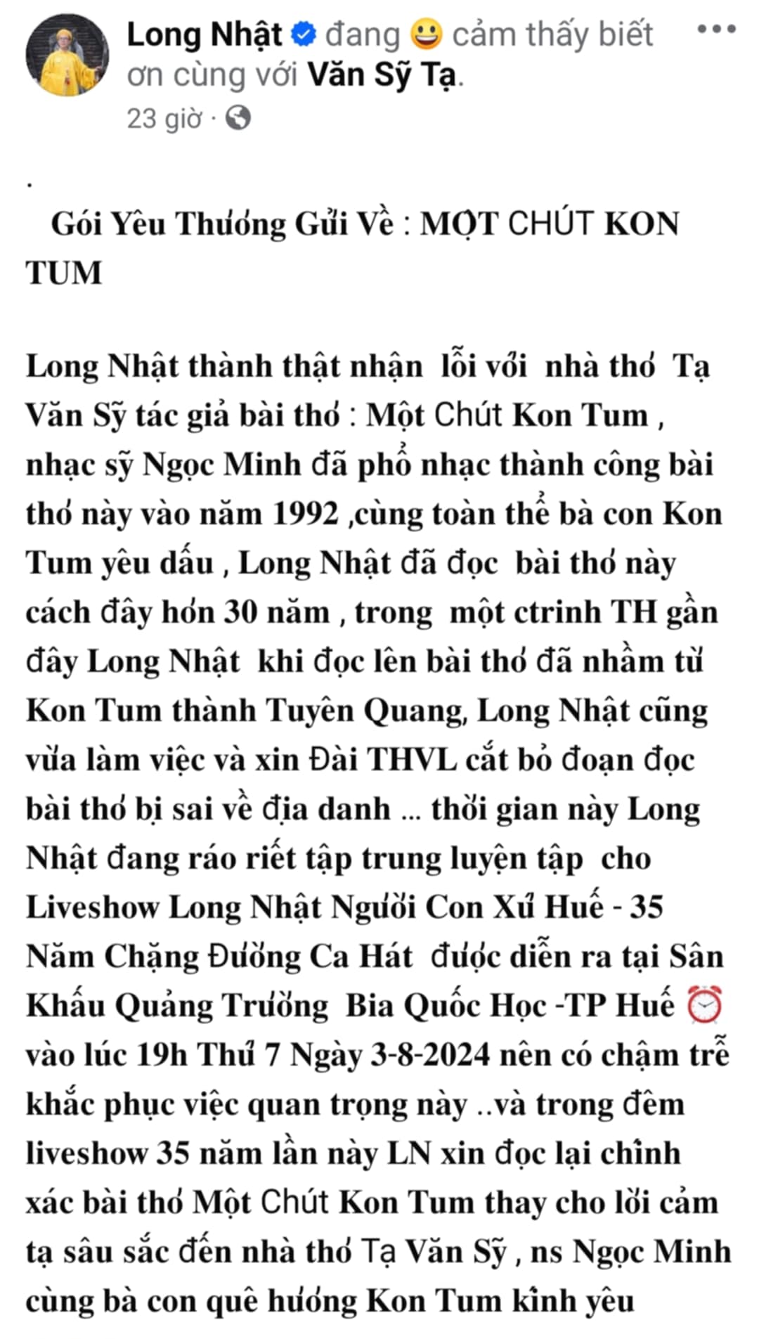 Nam ca sĩ khiến Long Nhật phải công khai xin lỗi là ai? - Ảnh 2. Nam ca sĩ khiến Long Nhật phải công khai xin lỗi là ai? - Ảnh 2.