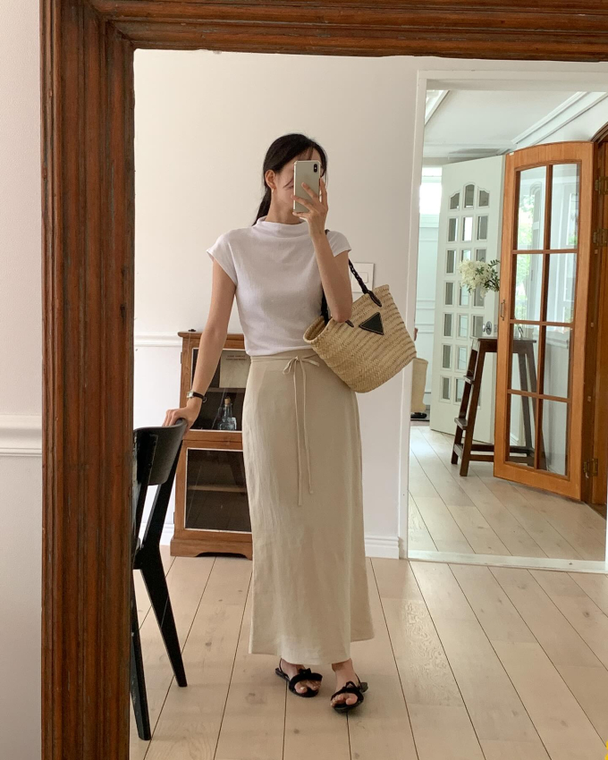 Mặc đẹp không khó với 5 cách diện trang phục màu be chuẩn tinh tế - Ảnh 8. Mặc đẹp không khó với 5 cách diện trang phục màu be chuẩn tinh tế - Ảnh 8.