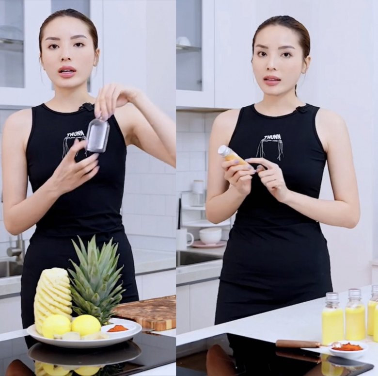 Kỳ Duyên công bố loại nước uống giữ bụng phẳng, eo săn chắc- Ảnh 6. Kỳ Duyên công bố loại nước uống giữ bụng phẳng, eo săn chắc- Ảnh 6.