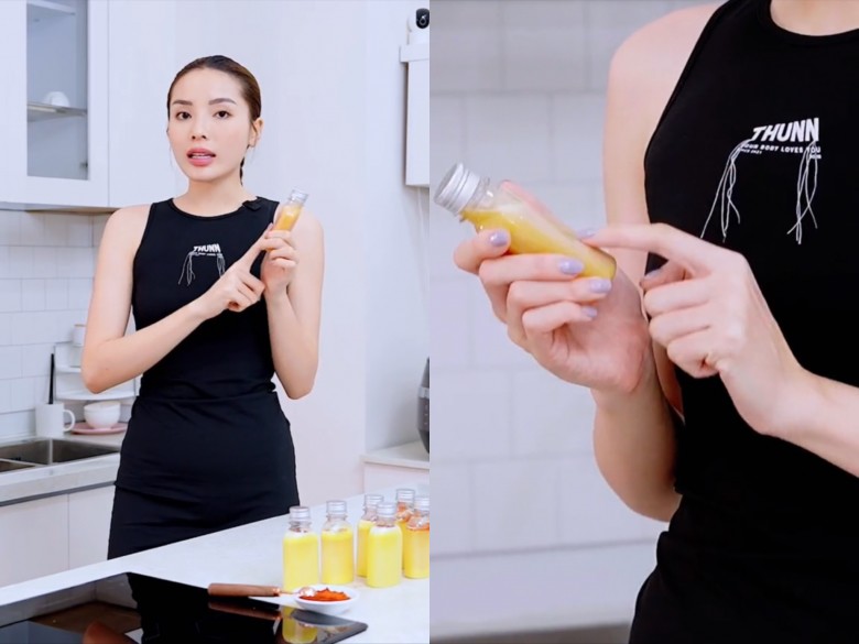 Kỳ Duyên công bố loại nước uống giữ bụng phẳng, eo săn chắc- Ảnh 11. Kỳ Duyên công bố loại nước uống giữ bụng phẳng, eo săn chắc- Ảnh 11.