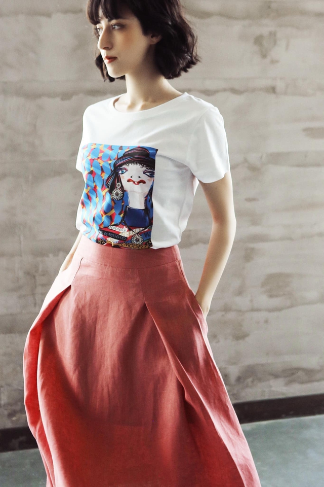 Váy suông từ linen, cotton thành xu hướng hot- Ảnh 9. Váy suông từ linen, cotton thành xu hướng hot- Ảnh 9.