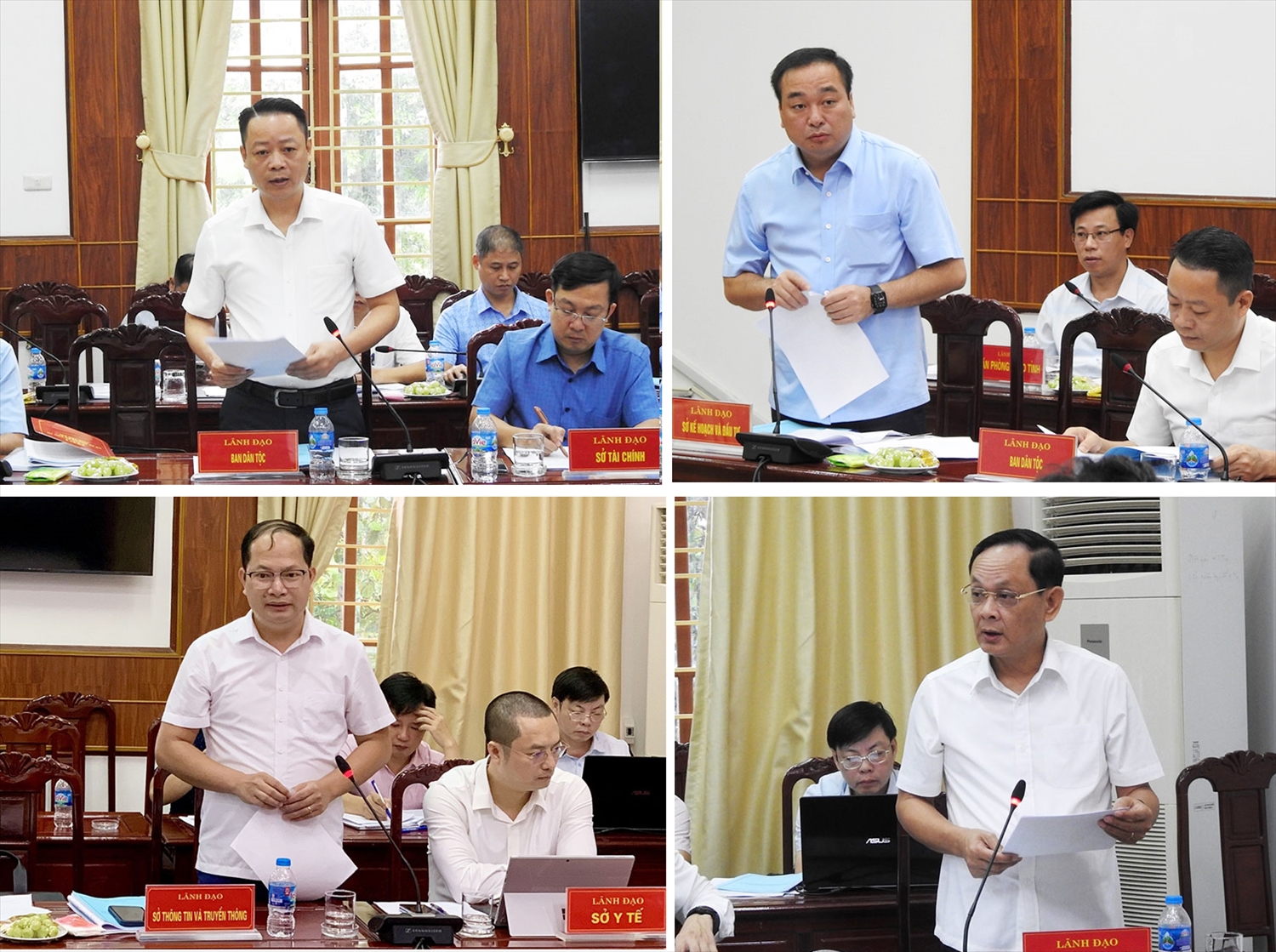 Đại biểu các sở, ngành tỉnh Yên Bái phát biểu tại Hội nghị Đại biểu các sở, ngành tỉnh Yên Bái phát biểu tại Hội nghị