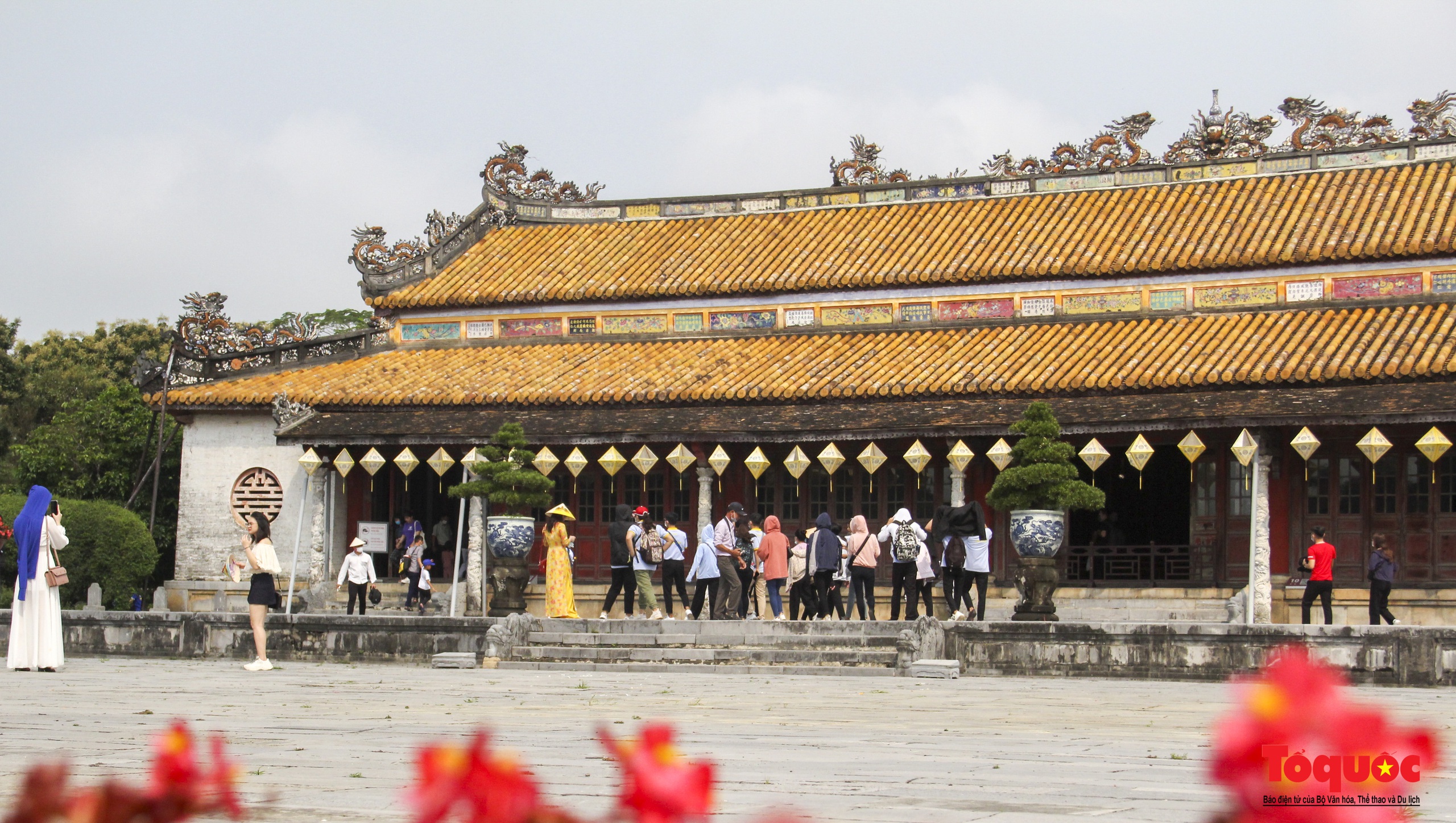 Diện mạo điện Thái Hòa sau gần 3 năm "đại trùng tu" - Ảnh 2. Diện mạo điện Thái Hòa sau gần 3 năm "đại trùng tu" - Ảnh 2.