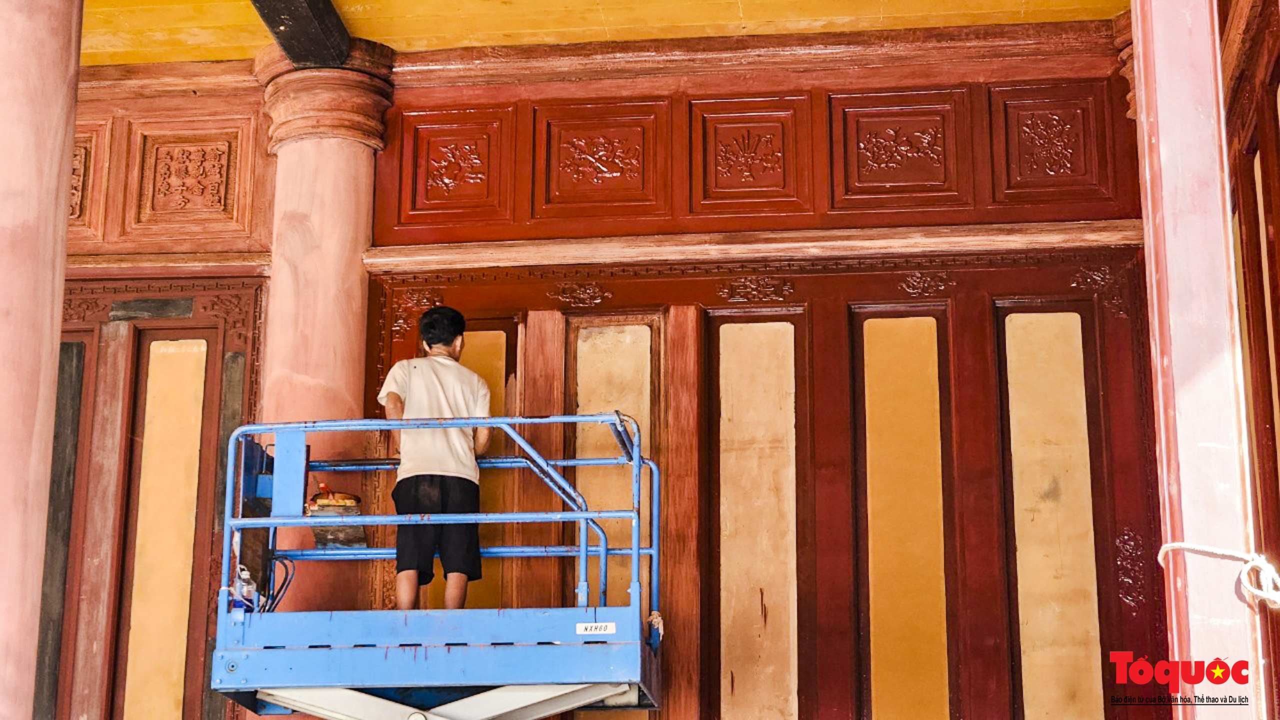 Diện mạo điện Thái Hòa sau gần 3 năm "đại trùng tu" - Ảnh 6. Diện mạo điện Thái Hòa sau gần 3 năm "đại trùng tu" - Ảnh 6.