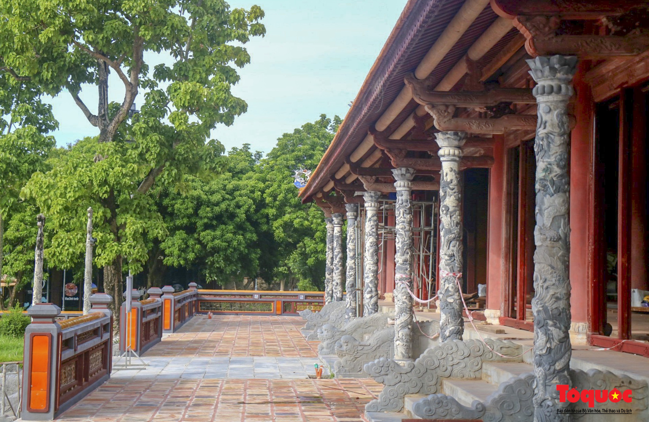 Diện mạo điện Thái Hòa sau gần 3 năm "đại trùng tu" - Ảnh 8. Diện mạo điện Thái Hòa sau gần 3 năm "đại trùng tu" - Ảnh 8.