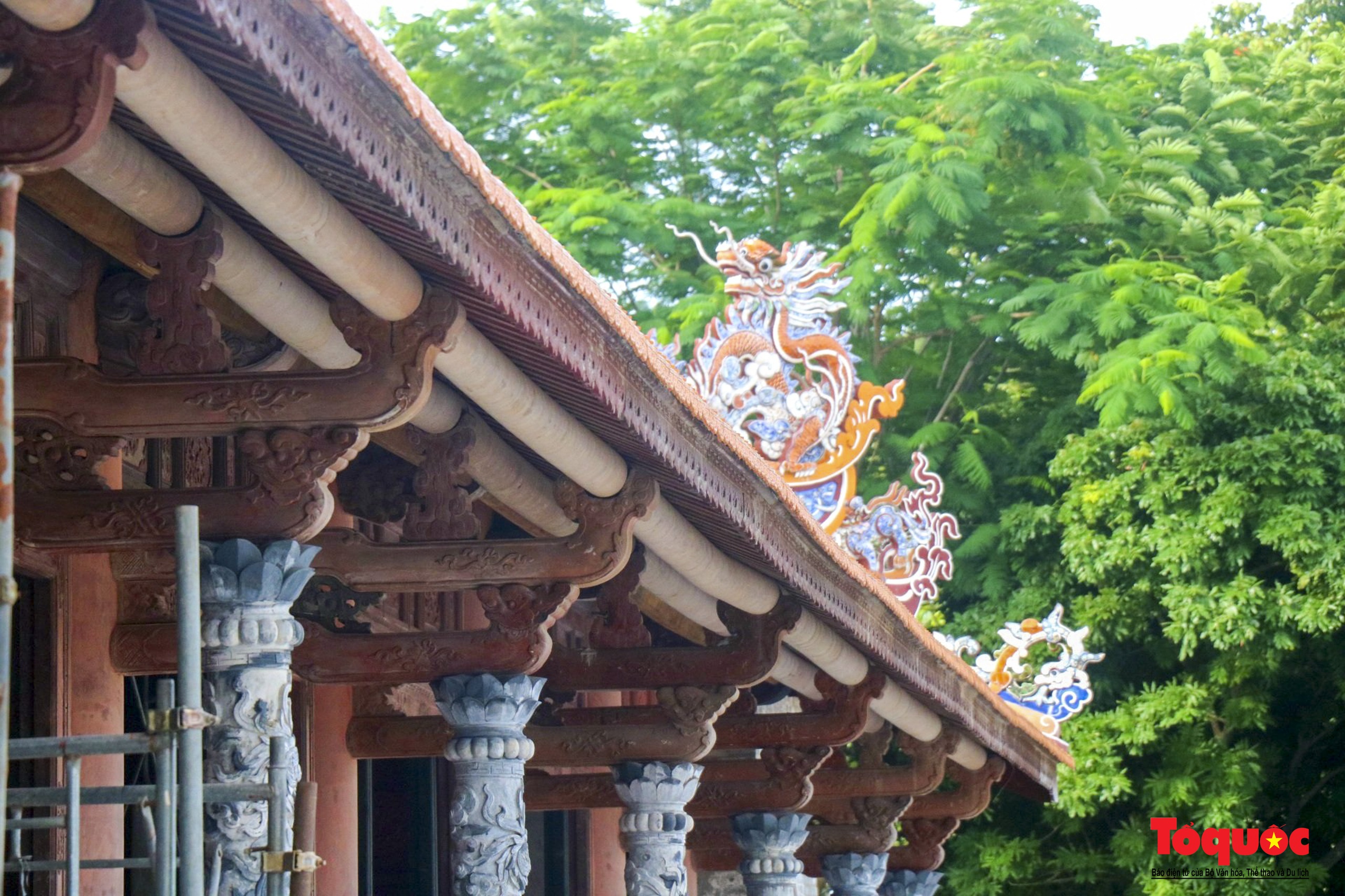Diện mạo điện Thái Hòa sau gần 3 năm "đại trùng tu" - Ảnh 7. Diện mạo điện Thái Hòa sau gần 3 năm "đại trùng tu" - Ảnh 7.