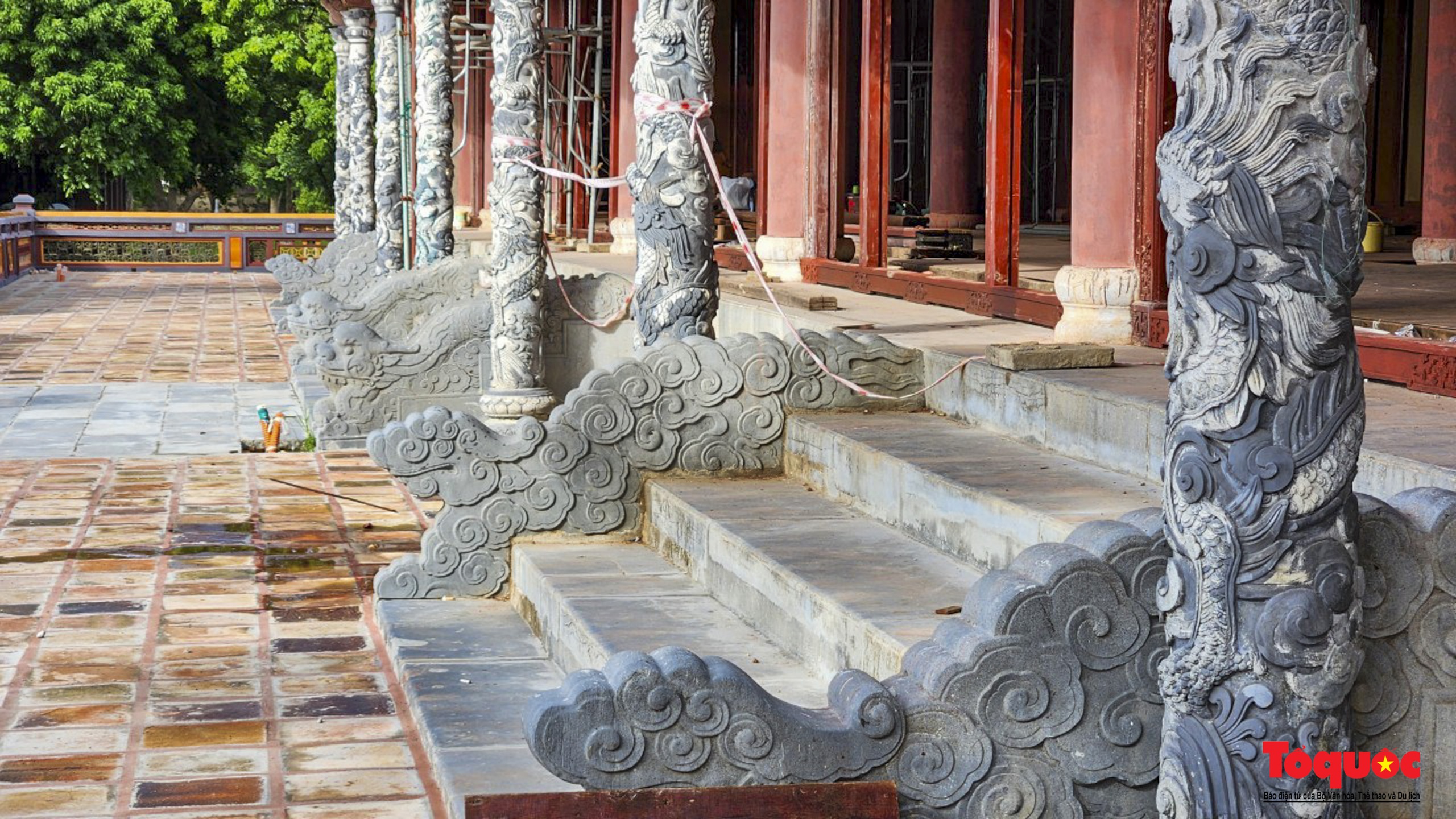 Diện mạo điện Thái Hòa sau gần 3 năm "đại trùng tu" - Ảnh 9. Diện mạo điện Thái Hòa sau gần 3 năm "đại trùng tu" - Ảnh 9.
