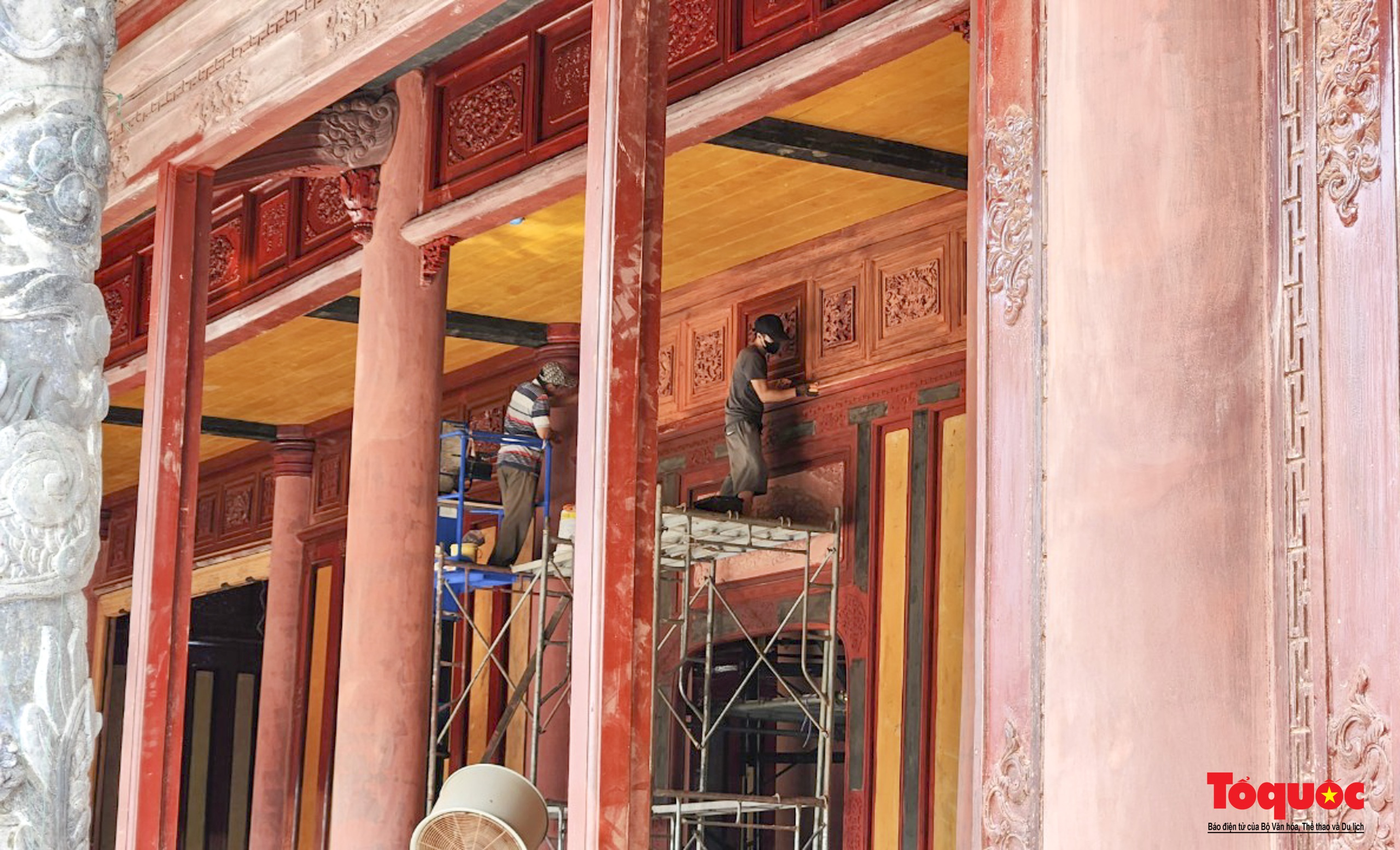 Diện mạo điện Thái Hòa sau gần 3 năm "đại trùng tu" - Ảnh 15. Diện mạo điện Thái Hòa sau gần 3 năm "đại trùng tu" - Ảnh 15.