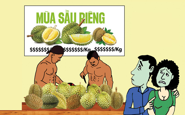 Mưa giảm, chất lượng và giá bán sầu riêng được kỳ vọng sẽ tăng- Ảnh 2. Vui buồn mùa sầu riêng