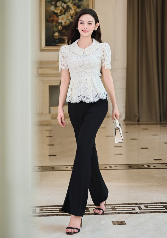 Định nghĩa hình ảnh quý cô sang trọng với thời trang vải ren- Ảnh 4. Định nghĩa hình ảnh quý cô sang trọng với thời trang vải ren- Ảnh 4.