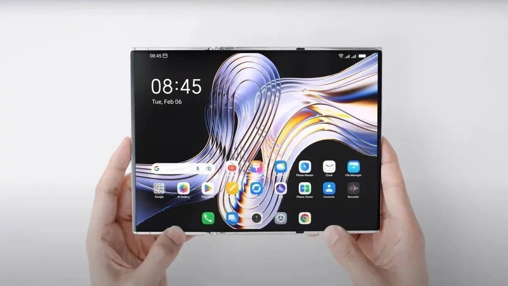 Cận cảnh smartphone màn hình gập ba với thiết kế siêu mỏng - 2 Cận cảnh smartphone màn hình gập ba với thiết kế siêu mỏng - 2