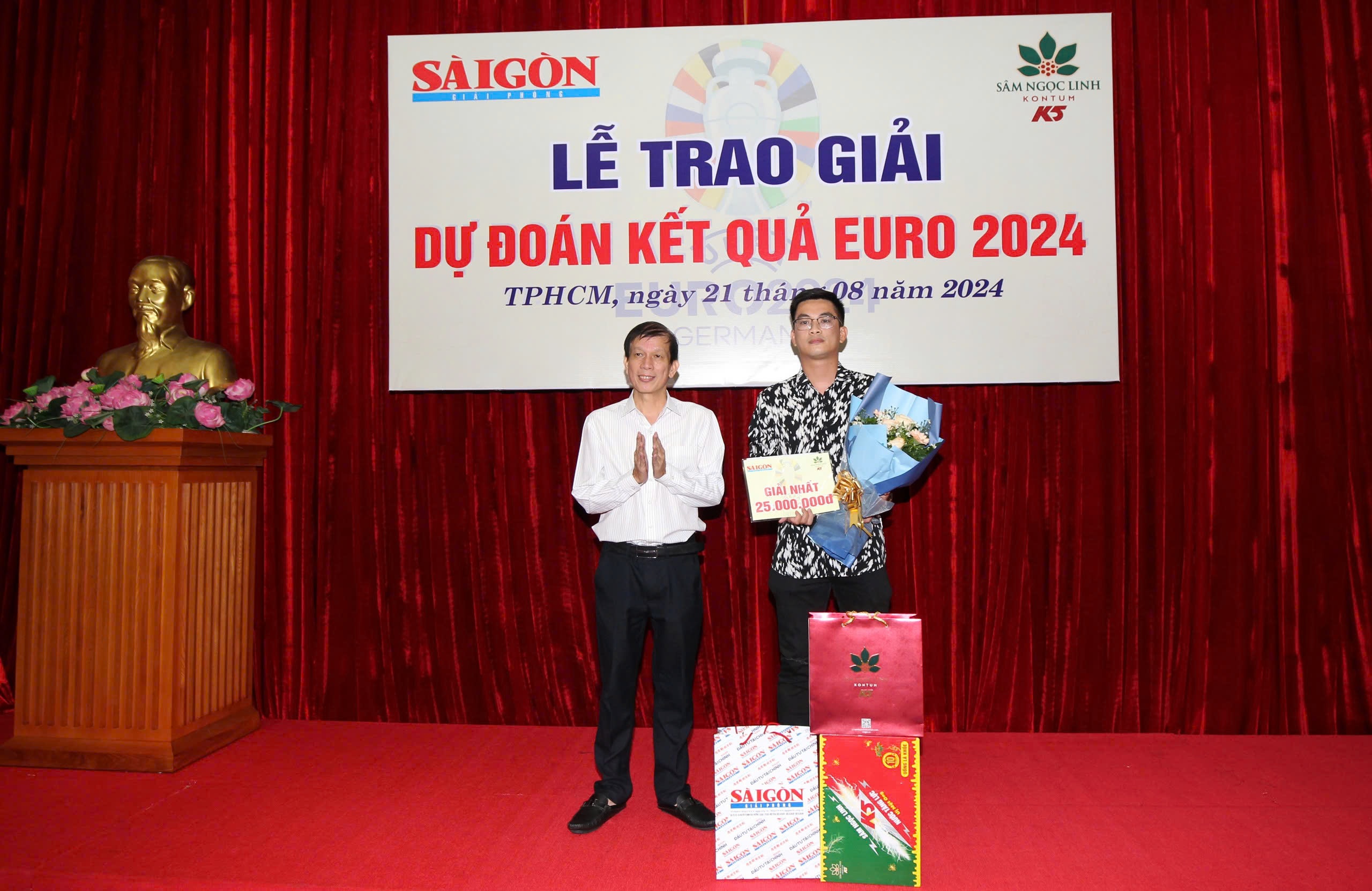Báo Sài Gòn Giải Phóng trao thưởng dự đoán kết quả bóng đá EURO 2024- Ảnh 1. Báo Sài Gòn Giải Phóng trao thưởng dự đoán kết quả bóng đá EURO 2024- Ảnh 1.