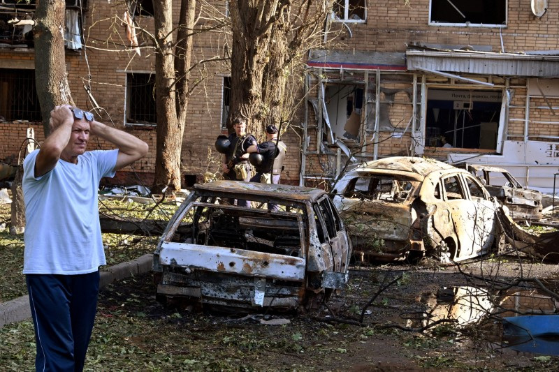 Ukraine: Chiến dịch trong lòng nước Nga có tiến triển, đề ra vùng đệm chiến lược- Ảnh 1. Aftermath of missile attack in Russia's Kursk