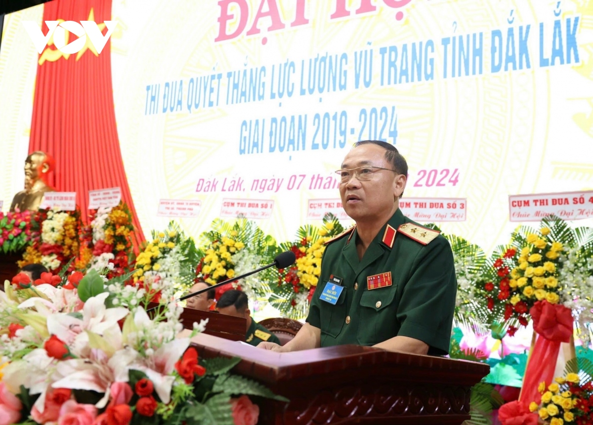 Đại hội thi đua quyết thắng lực lượng vũ trang tỉnh Đắk lắk hình ảnh 2 Dai hoi thi dua quyet thang luc luong vu trang tinh Dak lak hinh anh 2