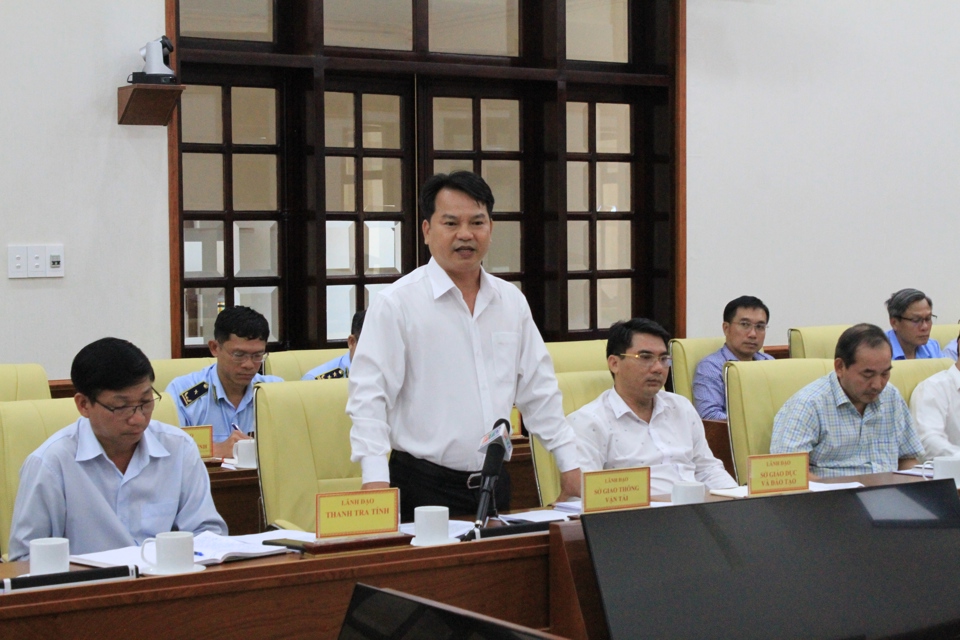 Ông Nguyễn Nhân Bản, Giám đốc Sở Giao thông vận tải Đắk Nông trả lời về tình trạng sụt lún, sạt trượt, đường Hồ Chí Minh.