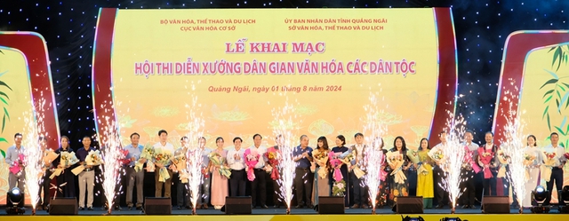 Khai mạc Hội thi Diễn xướng dân gian văn hóa các dân tộc toàn quốc năm 2024 - Ảnh 1. Khai mạc Hội thi Diễn xướng dân gian văn hóa các dân tộc toàn quốc năm 2024 - Ảnh 1.