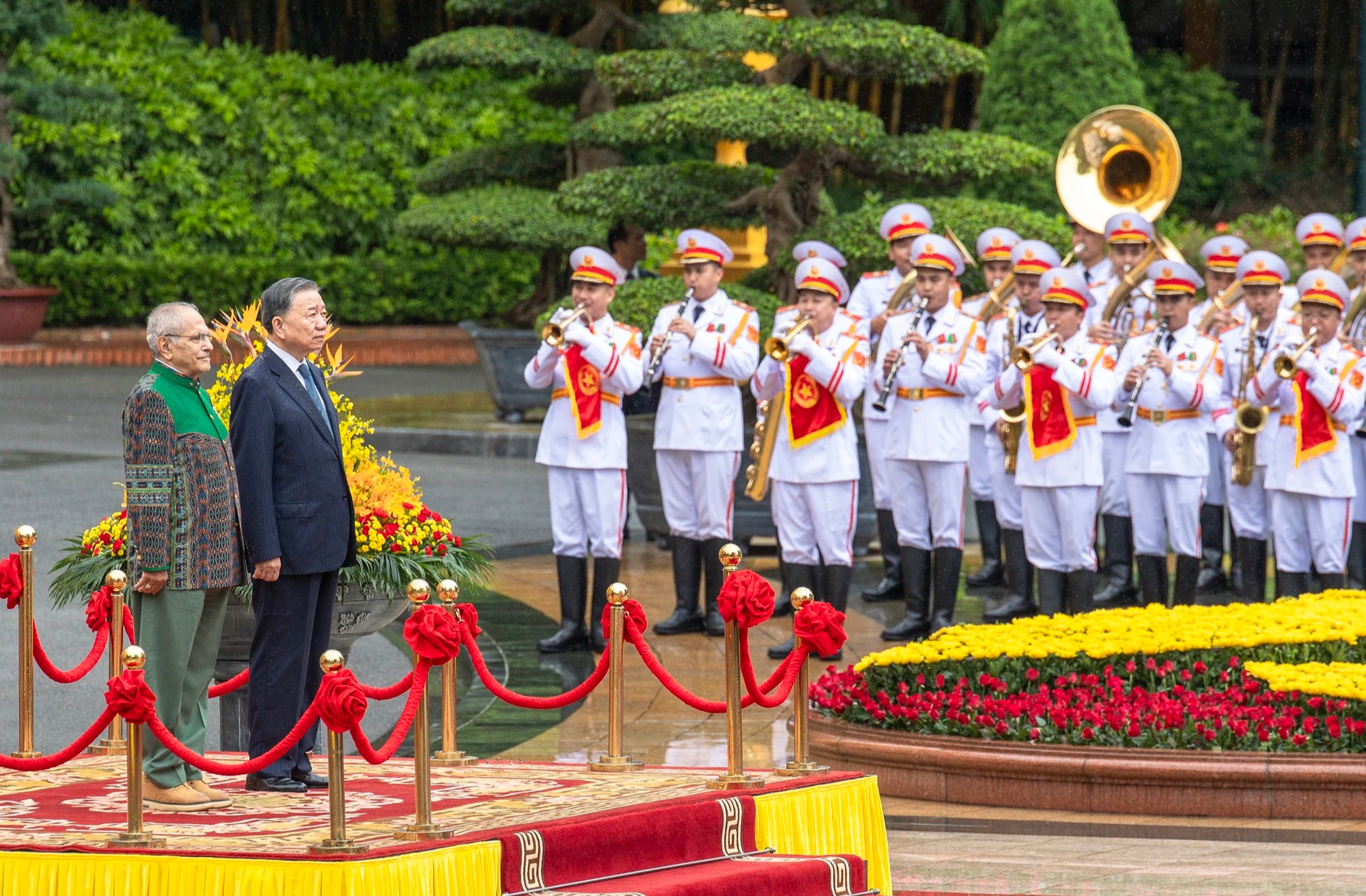 Lễ đón Tổng thống Timor-Leste thăm cấp nhà nước tới Việt Nam- Ảnh 1. Lễ đón Tổng thống Timor-Leste thăm cấp nhà nước tới Việt Nam- Ảnh 1.