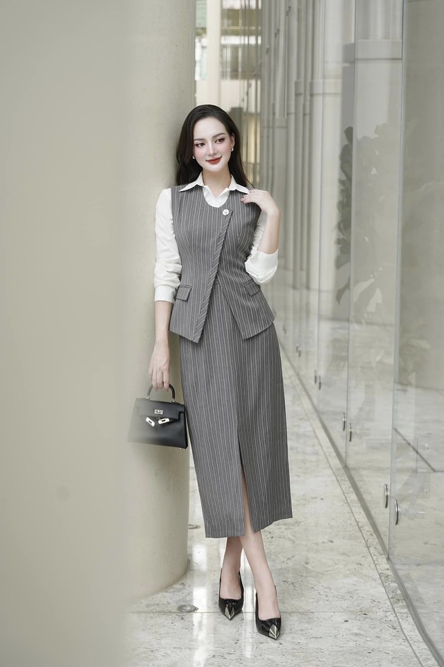 Lưu giữ những khoảnh khắc thanh lịch và thời thượng với áo gile- Ảnh 1. Lưu giữ những khoảnh khắc thanh lịch và thời thượng với áo gile- Ảnh 1.