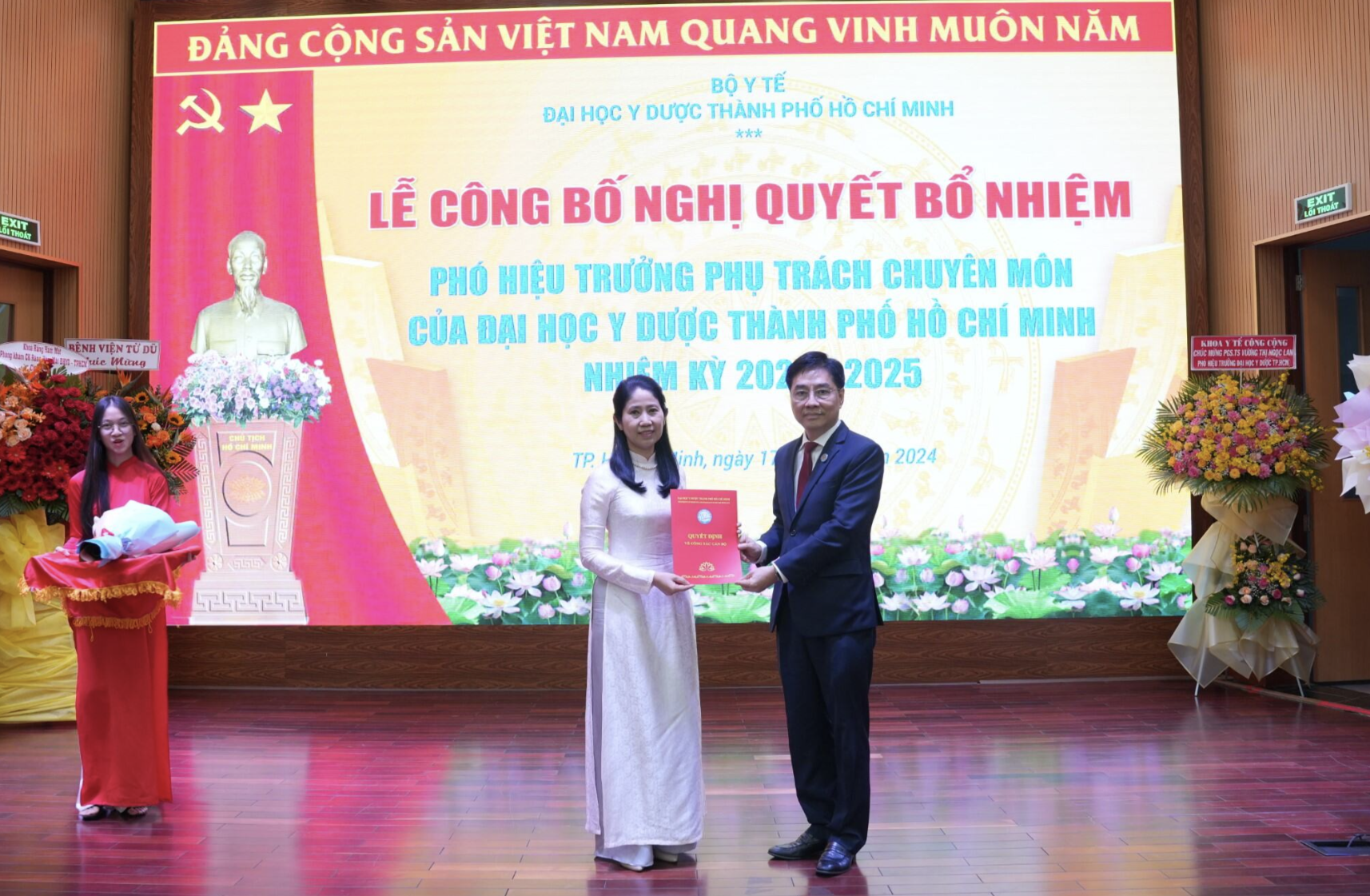 PGS-TS Vương Thị Ngọc Lan làm phó hiệu trưởng Trường ĐH Y dược TP HCM- Ảnh 1. PGS-TS Vương Thị Ngọc Lan làm phó hiệu trưởng Trường ĐH Y dược TP HCM- Ảnh 1.