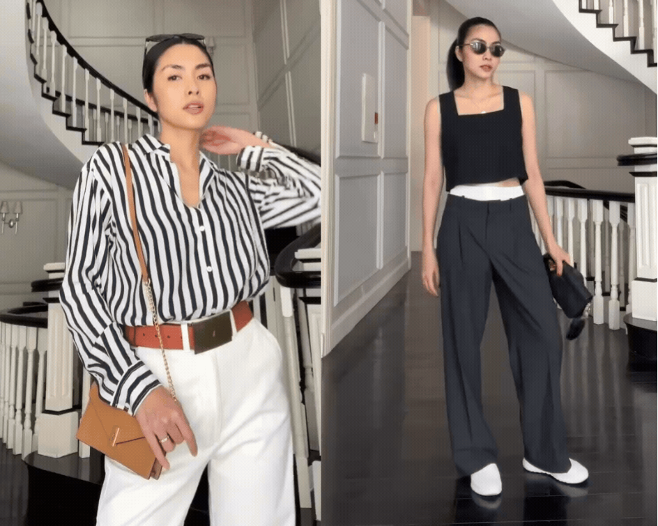 Tủ đồ toàn màu trung tính của Tăng Thanh Hà ở tuổi 38: Phải chăng đây là siêu bí kíp giúp mặc đẹp và sang? - Ảnh 2. Tủ đồ toàn màu trung tính của Tăng Thanh Hà ở tuổi 38: Phải chăng đây là siêu bí kíp giúp mặc đẹp và sang? - Ảnh 2.