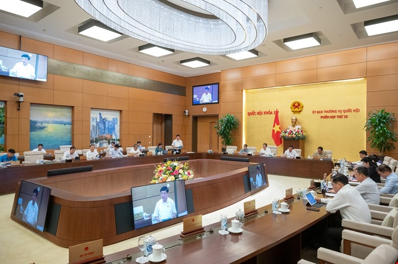 thường vụ quốc hội họp phiên chuyên đề pháp luật, xem xét nội dung thuộc thẩm quyền hình ảnh 1 thuong vu quoc hoi hop phien chuyen de phap luat, xem xet noi dung thuoc tham quyen hinh anh 1