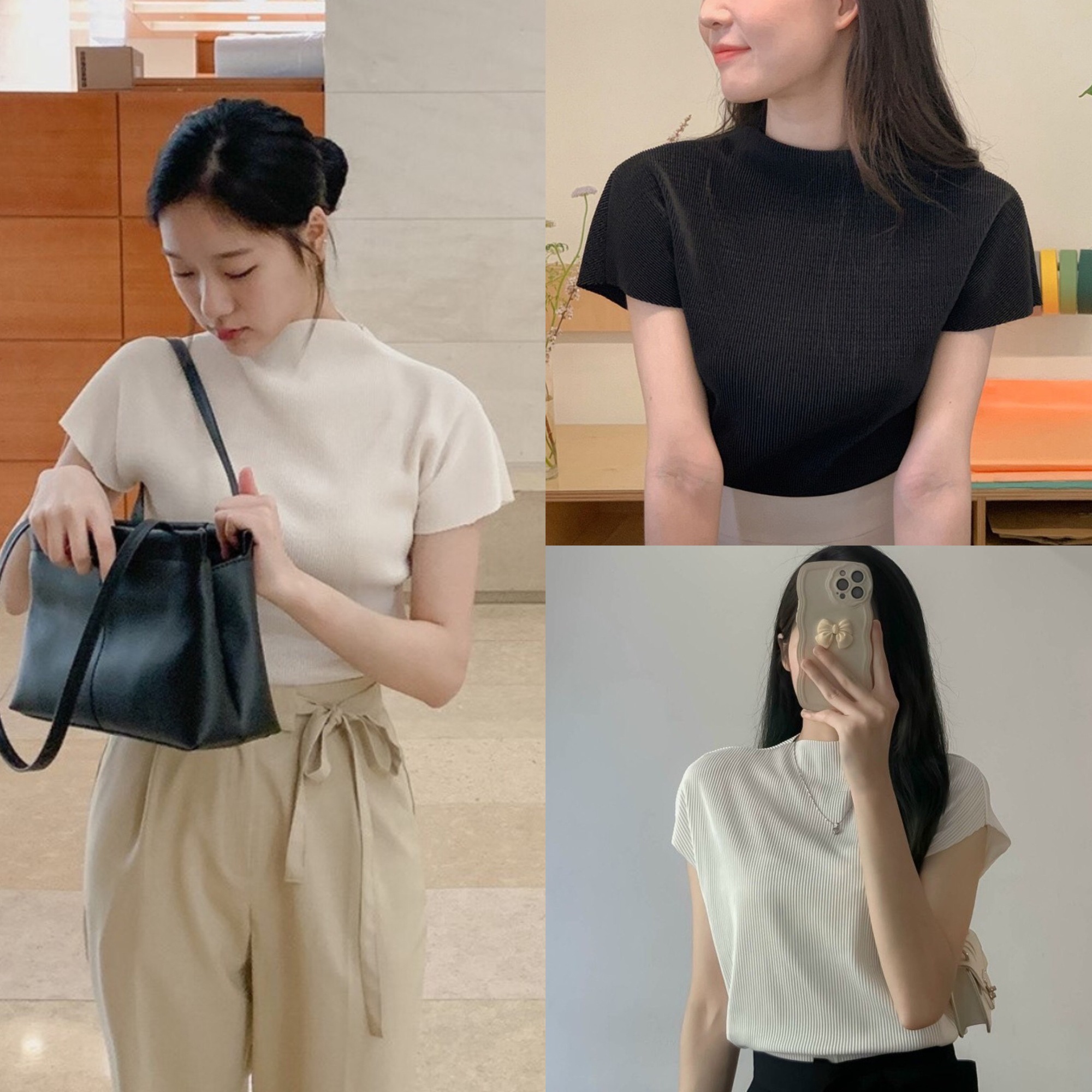 Áo tay hến ghi điểm đầu Thu: Quá đỗi nữ tính, nhiều kiểu để mặc đi làm lẫn đi chơi- Ảnh 12. Áo tay hến ghi điểm đầu Thu: Quá đỗi nữ tính, nhiều kiểu để mặc đi làm lẫn đi chơi- Ảnh 12.