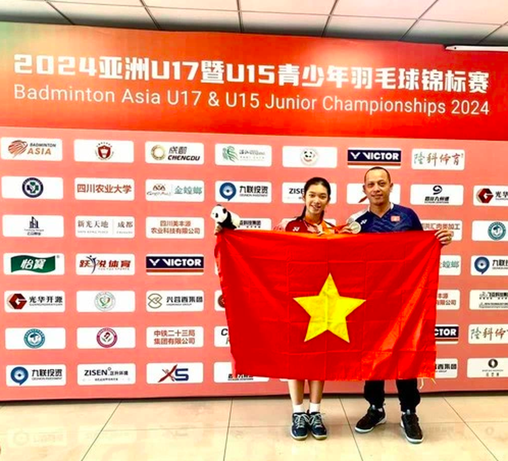 Tay vợt cầu lông Việt Nam giành huy chương bạc giải trẻ châu Á - 1 Tay vợt cầu lông Việt Nam giành huy chương bạc giải trẻ châu Á - 1