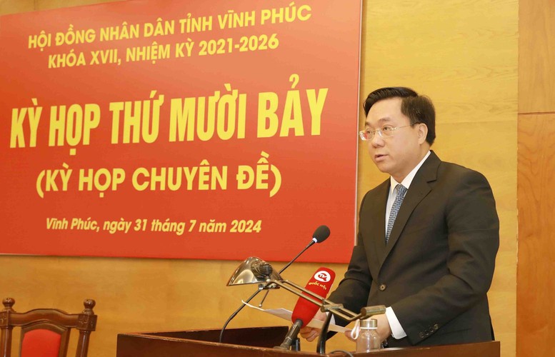 Thủ tướng phê chuẩn kết quả bầu tân Chủ tịch UBND tỉnh Vĩnh Phúc- Ảnh 1. Thủ tướng phê chuẩn kết quả bầu tân Chủ tịch UBND tỉnh Vĩnh Phúc- Ảnh 1.