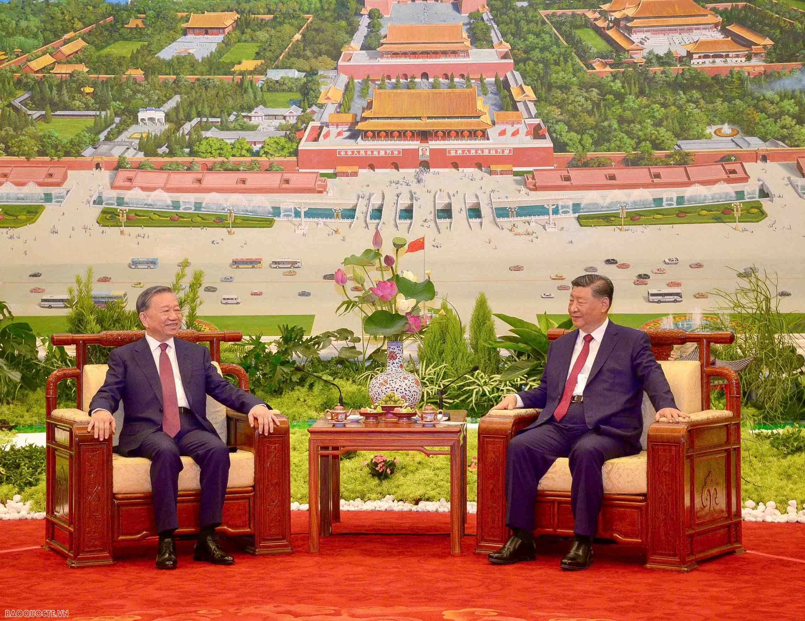 Tổng Bí thư, Chủ tịch nước Tô Lâm đề nghị Trung Quốc đầu tư hạ tầng giao thông ở Việt Nam- Ảnh 1. Tổng Bí thư, Chủ tịch nước Tô Lâm đề nghị Trung Quốc đầu tư hạ tầng giao thông ở Việt Nam- Ảnh 1.