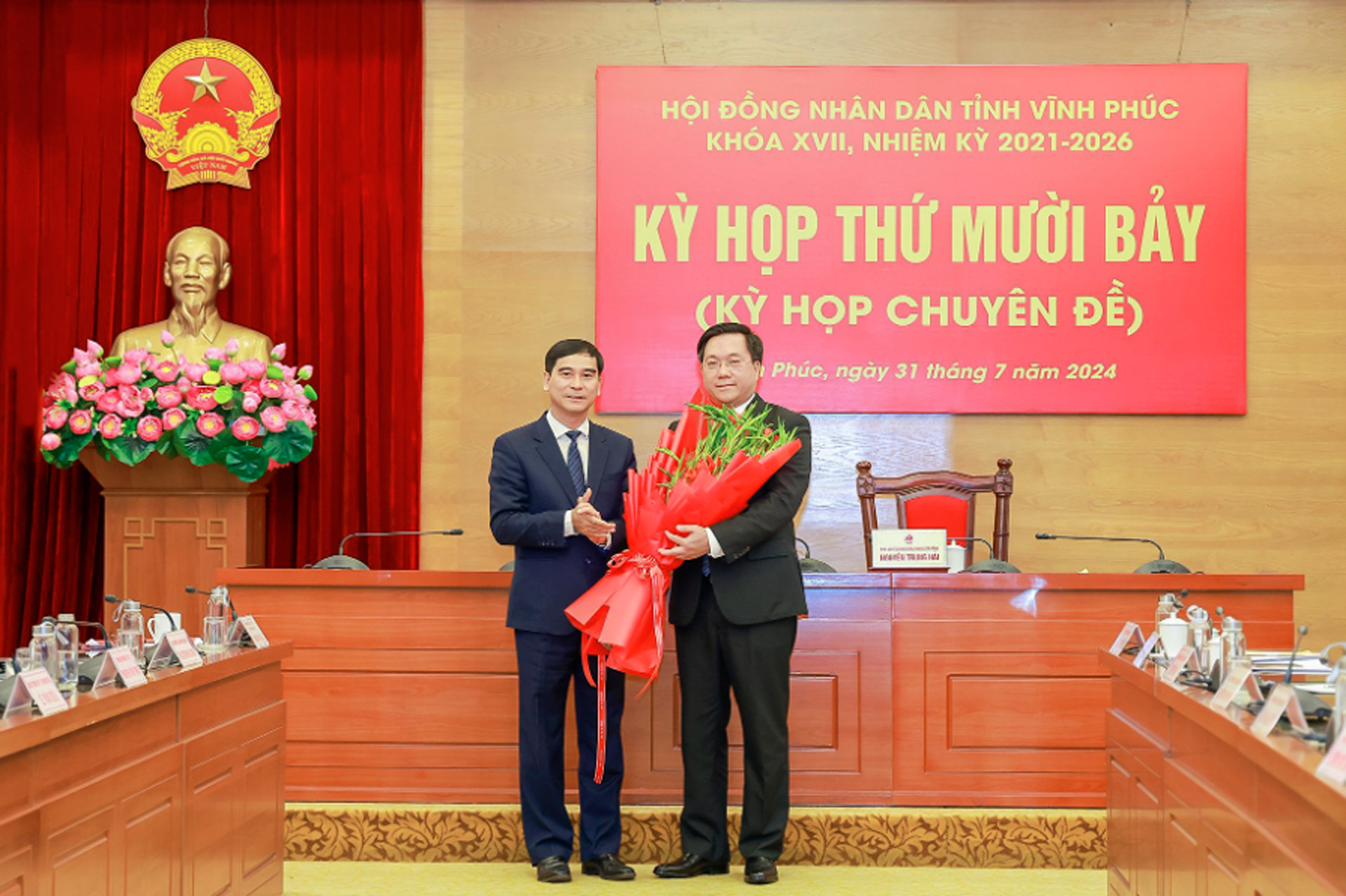 Vĩnh Phúc có tân Chủ tịch tỉnh- Ảnh 1. Vĩnh Phúc có tân Chủ tịch tỉnh- Ảnh 1.