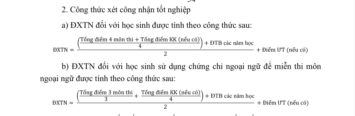 Dự thảo thi tốt nghiệp THPT 2025: Miễn ngoại ngữ không xét tính điểm- Ảnh 3. Dự thảo thi tốt nghiệp THPT 2025: Miễn ngoại ngữ không xét tính điểm- Ảnh 3.