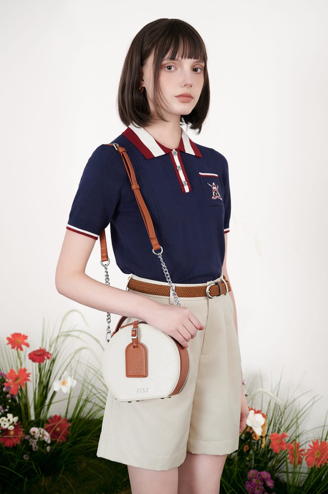 Áo polo giúp nàng thể hiện trọn vẹn vẻ cá tính năng động- Ảnh 7. Áo polo giúp nàng thể hiện trọn vẹn vẻ cá tính năng động- Ảnh 7.