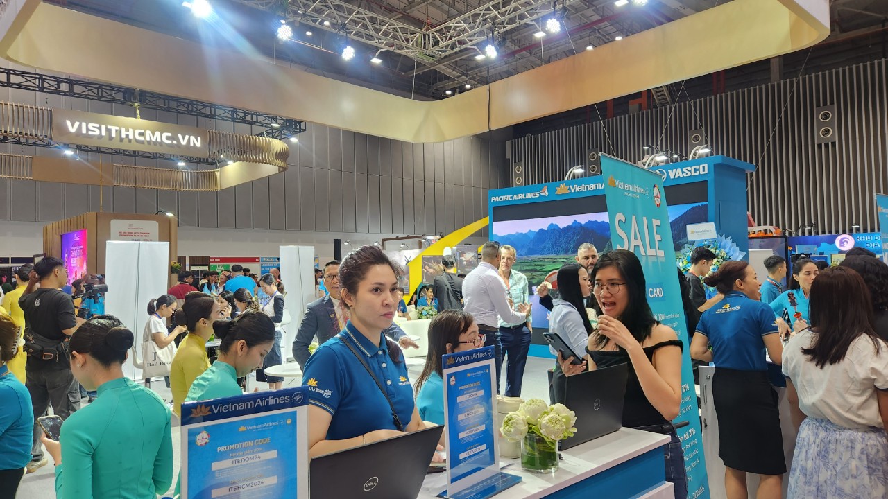 Nhiều trải nghiệm thú vị tại Hội chợ Du lịch quốc tế TP.HCM 2024- Ảnh 4. Nhiều trải nghiệm thú vị tại Hội chợ Du lịch quốc tế TP.HCM 2024- Ảnh 4.
